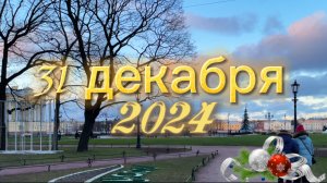 Петербург 31 декабря 2024 года. Медный всадник, Адмиралтейская набережная, Нева, Кунсткамера, пудель