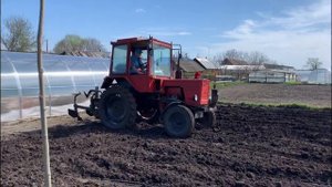Сажаем картошку на Т-25 2020