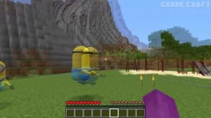 MINION.EXE and SQUID GAME DOLL CALL TO MINIONS ! Poppy Playtime vs MINIONS in MINECRAFT - Gameplay