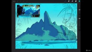 The Digital Painting. Lesson 13. Painterly Style. Part 89 - Rough Colors and Values