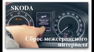Skoda. Сброс межсервисного интервала.
