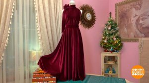 Шьем новогоднее платье - "пятиминутку". Доброе утро. Фрагмент выпуска от 31.12.2024