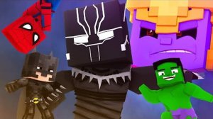 ДЕТИ СУПЕРГЕРОИ ИЩУТ ЧЁРНУЮ ПАНТЕРУ! ЮНЫЕ МСТИТЕЛИ В МАЙНКРАФТ [перезалив]