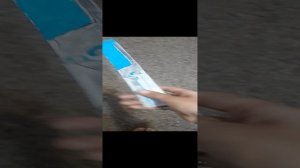 Делаю трюки на ноже танте из бумаги