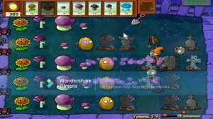 я играю в растения против зомби но я буду сажать только грибы и подсолнух с орехом!