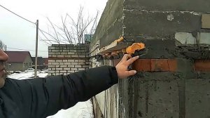 Красный кирпич замерзает и ломается!
