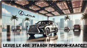 Lexus LX 600: Эталон премиум-класса