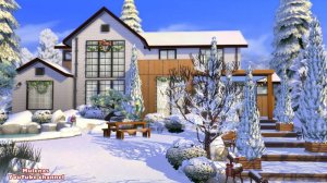 Новогодний семейный дом / Строительство The Sims 4 | Mulena Sims 4