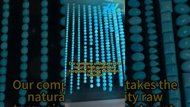 2025-0102-01 Our company undertakes the natural high quality raw turquoise sterling treatment