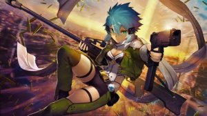 Синон | Sinon with Rifle | Sword Art Online II - Живые Обои