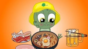#asmr #먹방 애니먹방 | MUKBANG ANIMATION by little frog Kvaka 🐸 Eating Ramen, Drumsticks and Bacon