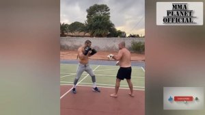 Как тренируется Хамзат Чимаев в Лас-Вегасе