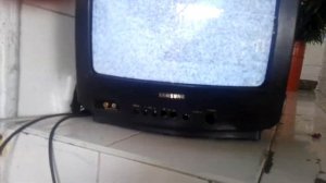 Old samsung crt tv startup and shutdown