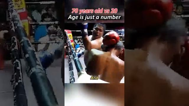 70 years old vs 20 Age is just a number #fighting #boxing