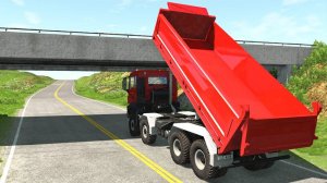 Грузовики против мостов | BeamNG.Drive |Бемиджи драйв.