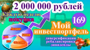 Мой инвестиционный портфель. Итоги 2024 года. Выпуск 169