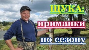 Щука - приманки по сезону
