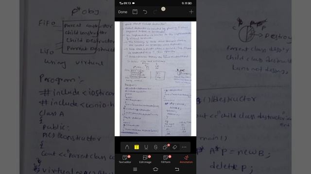 jntuh r18 oops cplusplus virtual destructor very important 😍👍💯