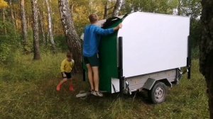 Жилой модуль в прицеп своими руками. Распаковываем