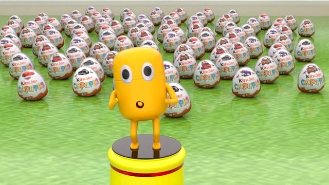 ЖИВАЯ КАПСУЛА. ВИДЕО ПРО КИНДЕРЫ. Игрушки тачки.