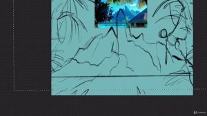 The Digital Painting. Lesson 13. Painterly Style. Part 88 - Rough Sketch