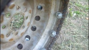 Сделал приводные звездочки  из дисков ваз, для самодельного гусеничного вездехода своими руками