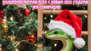 Волшебное Время!!! Всех с Новым 2025 Годом!!! 
Ура Товарищи!!! Премьера песни!!!