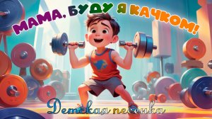 "Мама  буду я качком" / детская песенка  / Смехотрясики #детскиепесни #мультик #веселыеистории