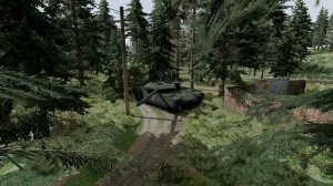 Выстрел из Т90М "Прорыв" в BeamNG drive