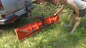 Отвал снеговой универсальный автомобильный. Быстрый поворот отвала