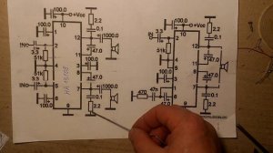 Стереоусилитель звука на микросхеме из телевизора.