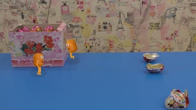 Новый мультик киндер сюрприз и живые капсулы. Мультик про киндеры без капсул.