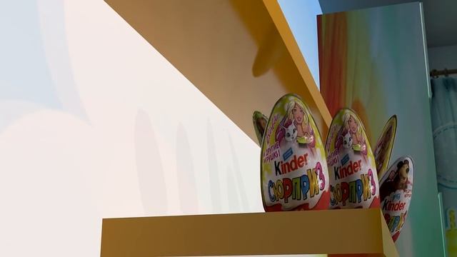 KINDER SURPRISE видео для детей про живые киндеры. ЖИВАЯ капсула и танцующие киндеры. смотреть онлайн