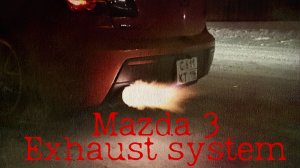 Mazda 3 bk exhaust system GP sport + popcorn 🍿 огненный выхлоп 🔥.