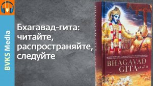 Бхагавад-гита: читайте, распространяйте, следуйте — Бхакти Викаша Свами