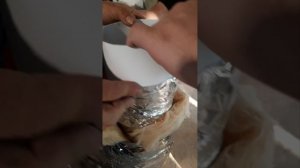 гибкая вставка из шумоглушащего воздуховода #вентиляция