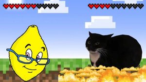 Ms Lemons vs Maxwell cat! Meme battle