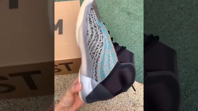 Yeezy QNTM Basketball Teal Blue Unboxing First Look