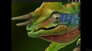 The Digital Painting. Lesson 12. Photorealistic Style. Part 84 - Integrating the Texture