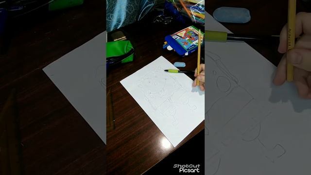 я только учусь рисовать и монтировать так что не судите строго #рисунок смотреть онлайн