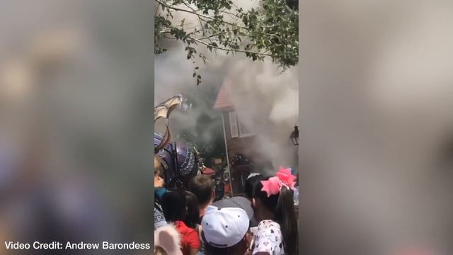 Maleficent Float Fire! Magic Kingdom Festival Of Fantasy Parade May 11, 2018