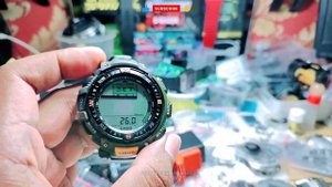 CASIO PROTREK PRG 40 KALIBRASI SENSOR COMPASS-BARO-ALTIMETER