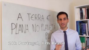 A Terra é Plana no Planeta Plutão regressa dia 14 de Novembro, em directo: 21h Portugal/17h Brasil