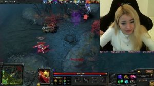 HelenaLive and Admiral Bulldog stream (LOL player in Dota 2) 28.10.2015