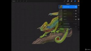 The Digital Painting. Lesson 12. Photorealistic Style. Part 82 - Adding a Background