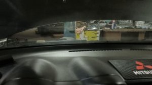 Работа трапеции дворников Mitsubishi Outlander до ремонта.