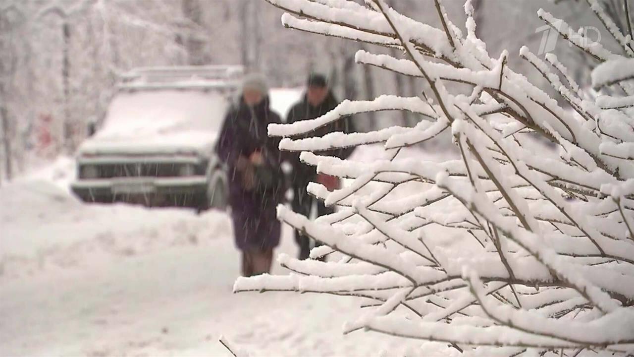 В последний день уходящего года Москву накрыл сильный снегопад