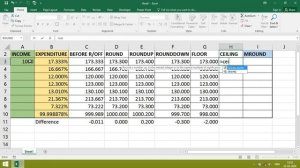 Excel round formula and its types | how to round off in excel | Excel Tutoring