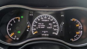 расход топлива по трассе Grand Cherokee wk2 (3 л дизель)