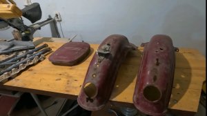 Velorex 560 для Ява Старушка, восстановление (реставрация). Обзор запчастей Ява "Старушка". (21)